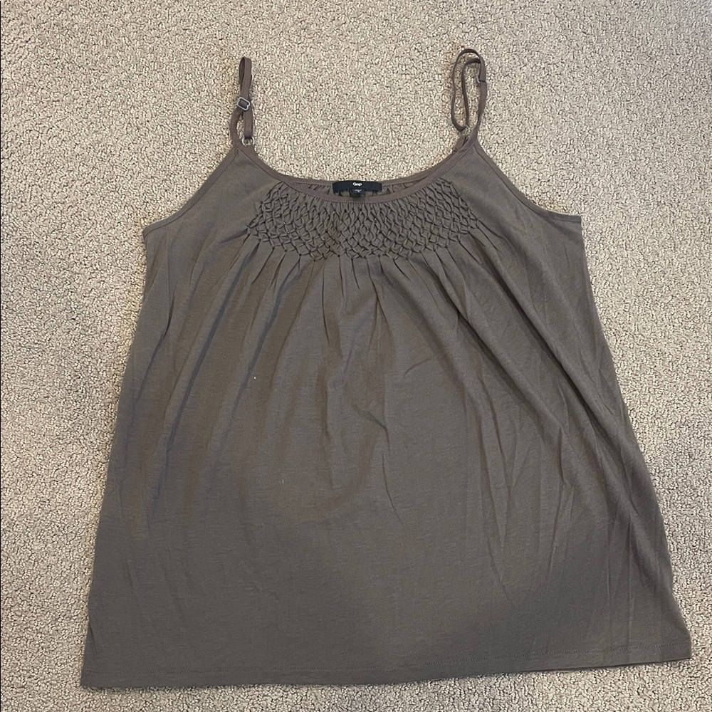 Cotton Tank w Pop of Embellishment
